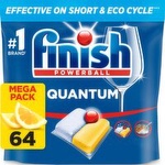 Finish Quantum All In One Lemon Dishwasher Tablets (64 Piece)